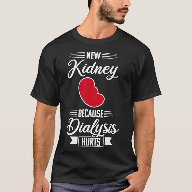 Njurtransplantation Dialys Funny organåterhämtning T Shirt (Framsida)