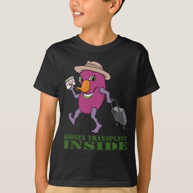 Njurtransplantationinsida T Shirt (Framsida)