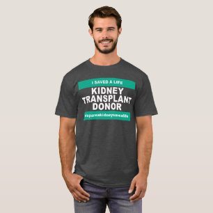 Njurtransplantationoljedosering - mörk färg t shirt