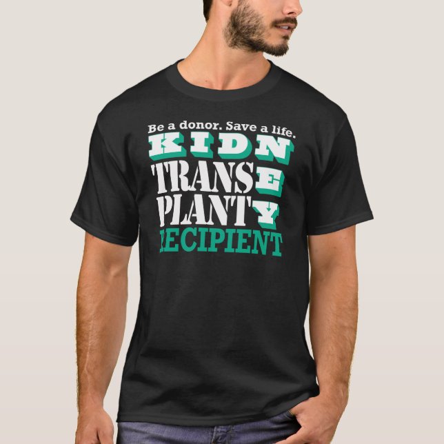 Njurtransplantationsblock T Shirt (Framsida)