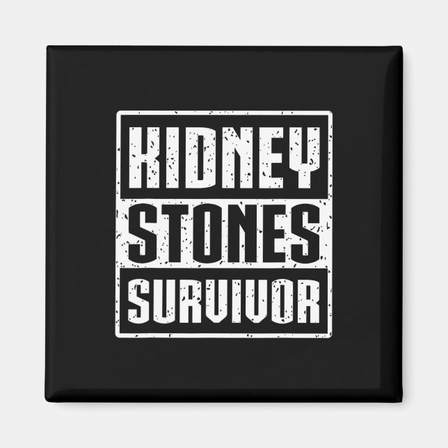 Njurtransplantationspatient - Nidney Stones Surviv Magnet (Framsidan)