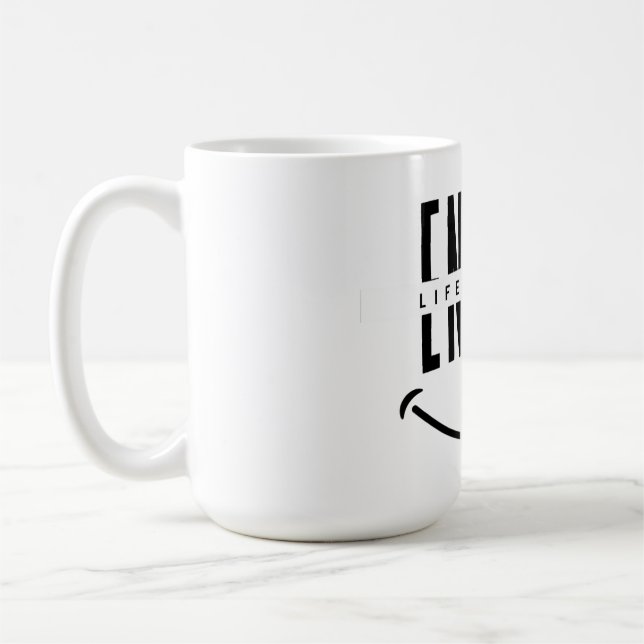 Njut Alltid Av Livet Kaffemugg (Vänster)