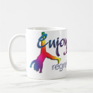 Njut av allt - ångra ingenting!!! kaffemugg