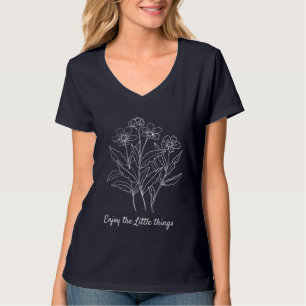 Njut av Blå Sak-blommorna T Shirt