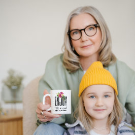 Njut av Blommigten Modern Chic Modern Espressomugg