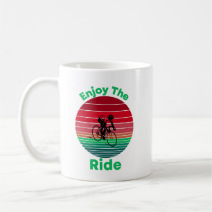Njut av citattecknet Ride Inspirational Cycling Co Kaffemugg