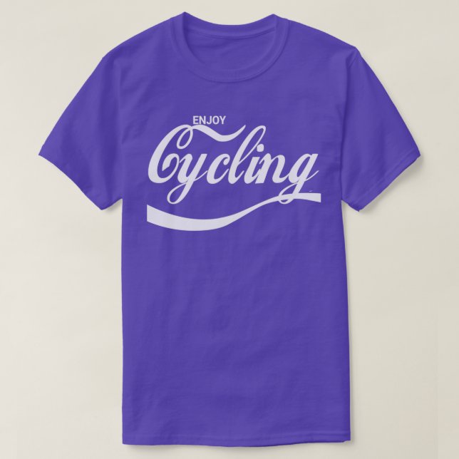 Njut av cykling t shirt (Design framsida)