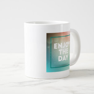 Njut av dagen jumbo mugg