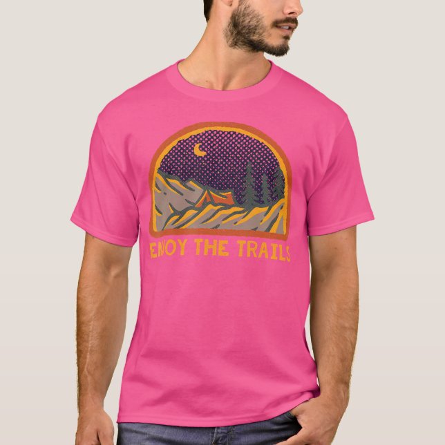 Njut av de spår som hyr familjeanhöriga t shirt (Framsida)