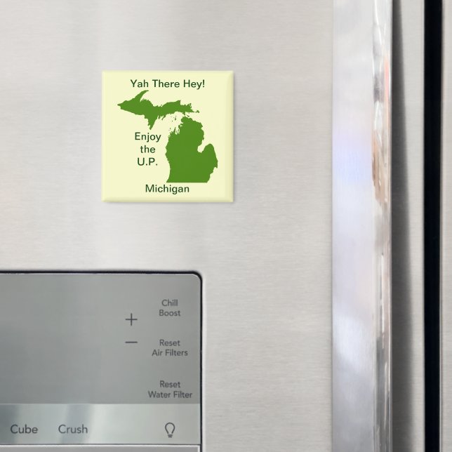 Njut av den amerikanska polisen Michigan med Da Yo Magnet (In Situ (Fridge))