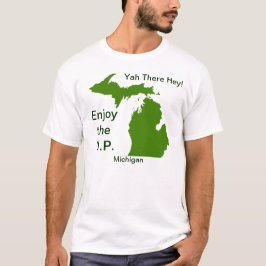Njut av den amerikanska polisen Michigan med Da Yo Tee Shirt