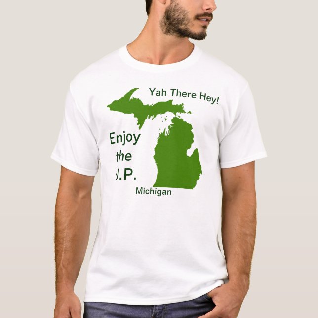 Njut av den amerikanska polisen Michigan med Da Yo Tee Shirt (Framsida)