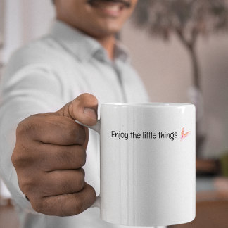 Njut av den lilla citatet Sak Jumbo Mugg
