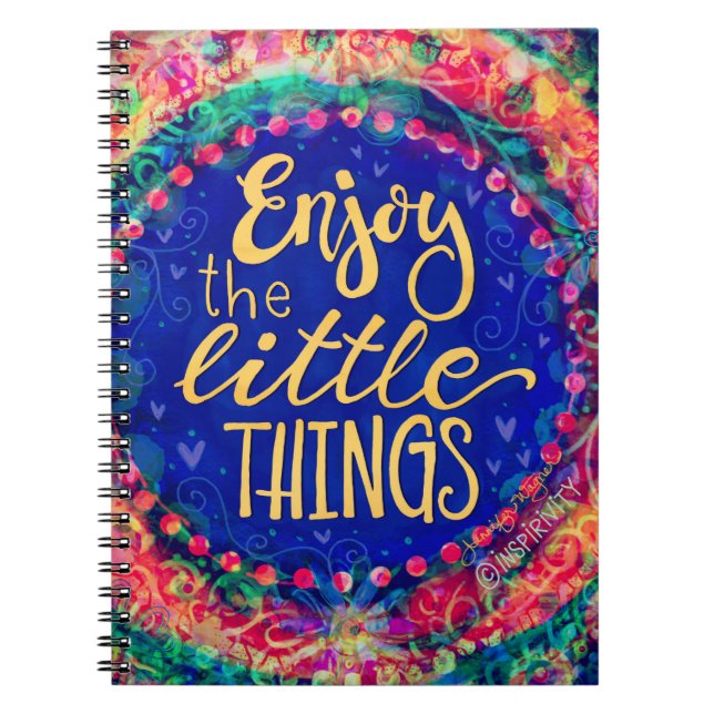 Njut av den lilla inspirationskällan i Sak Anteckningsbok (Framsidan)