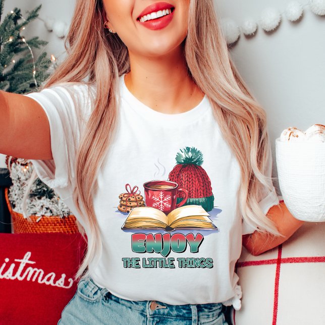 Njut av den lilla Sak-julen T-Shirt (Skapare uppladdad)