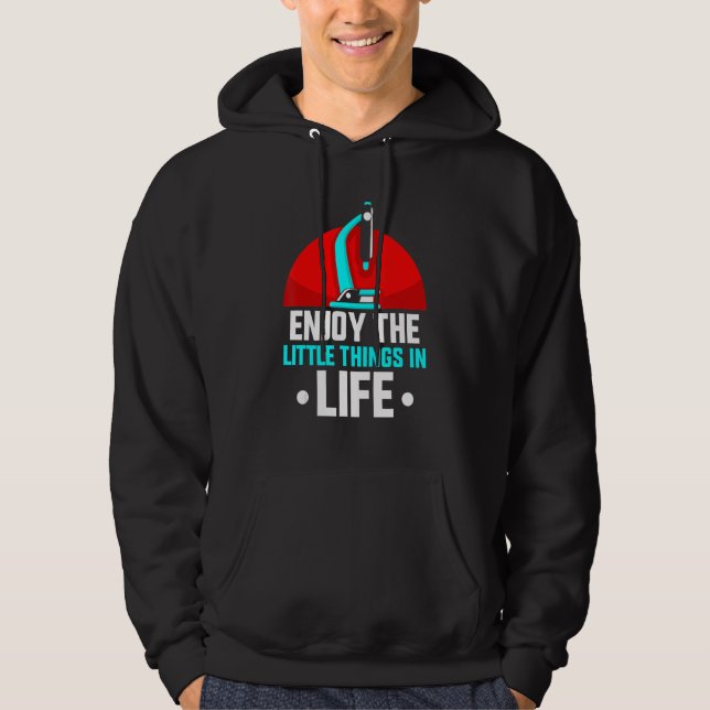 Njut av den lilla Saken i Life Microscopes Micros Hoodie (Framsida)