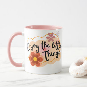 Njut av den lilla Saken - positiva vibes Mugg