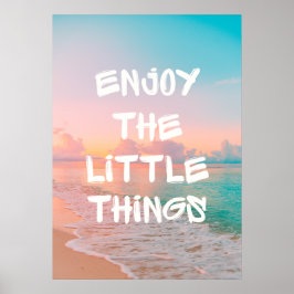 Njut av den lilla saken poster