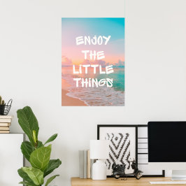 Njut av den lilla saken poster