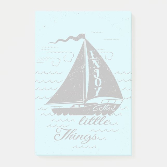 Njut av den lilla Saken Poster Post-it Block (Framsida)