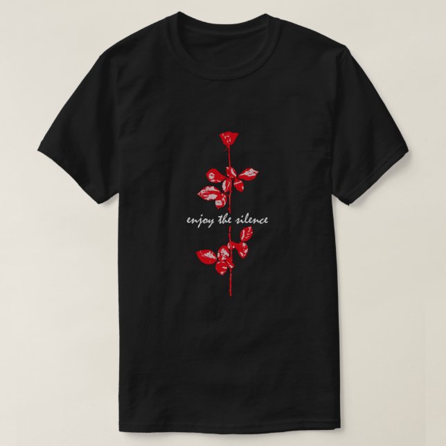 Njut av den nödvändiga tystnaden t shirt (Design framsida)