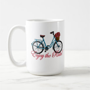 Njut av den trippelcykliska tuggan kaffemugg