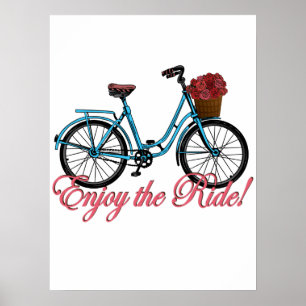 Njut av den trippelcykliska tuggan poster