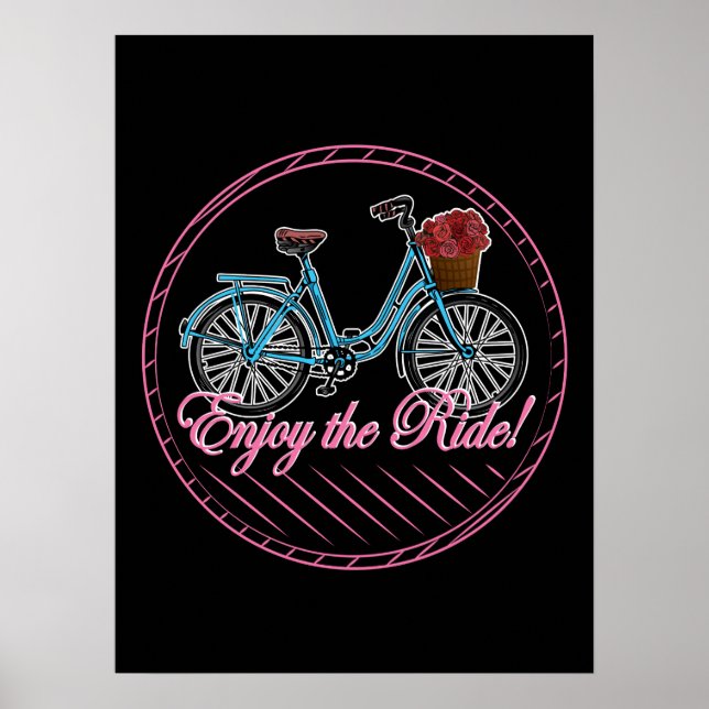 Njut av den trippelcykliska tuggan poster (Framsidan)