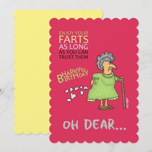 Njut av det gamla hälsningskortet dam kort (Fram/baksida)