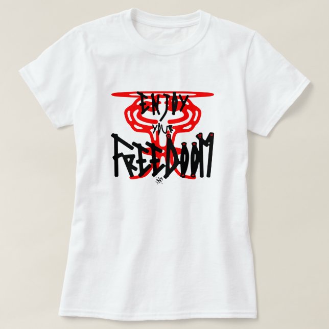 Njut av din FreeDoom T Shirt (Design framsida)