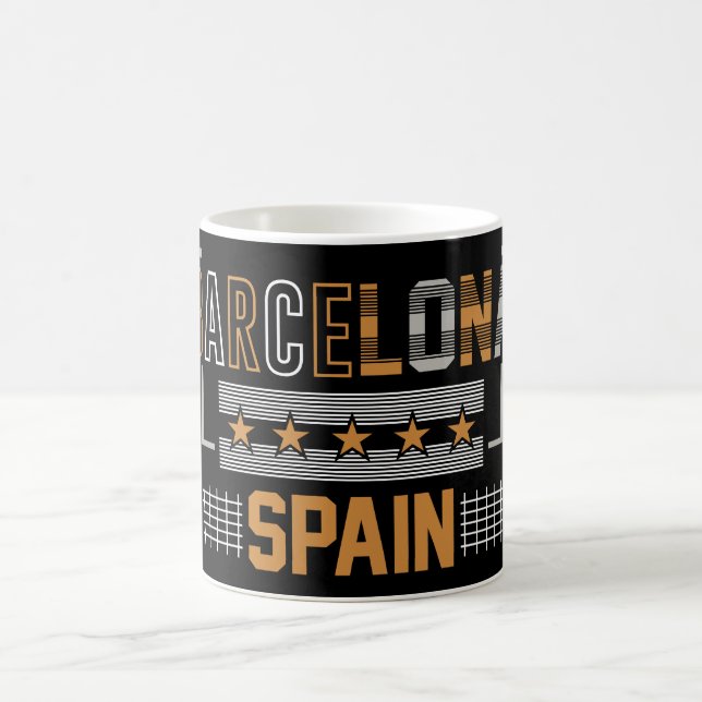 Njut av din kaffe med en Barcelona Kaffemugg (Center)