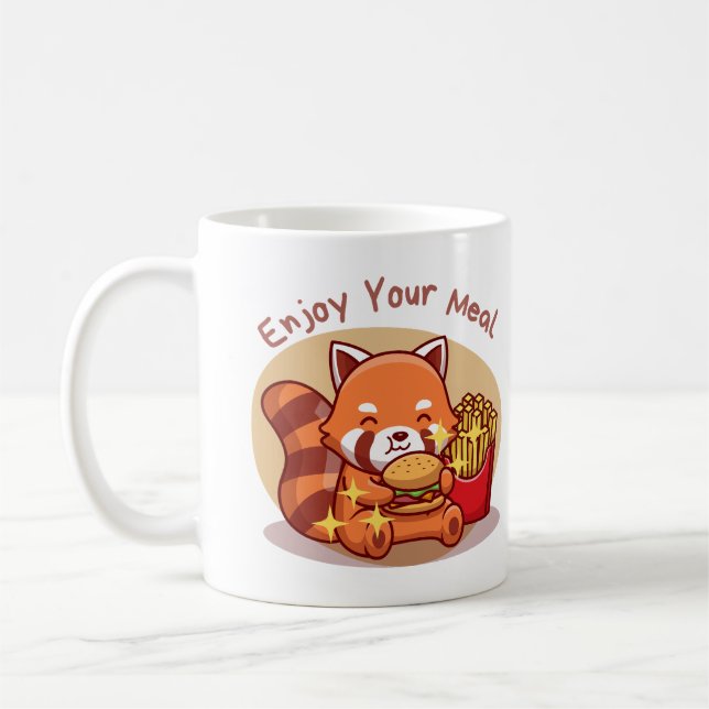 Njut av din måltid kaffemugg (Vänster)