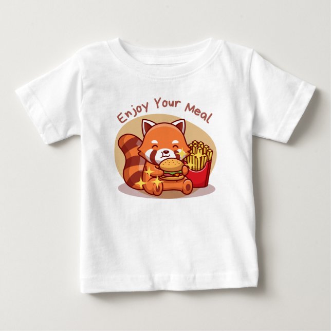 Njut av din måltid t shirt (Framsida)