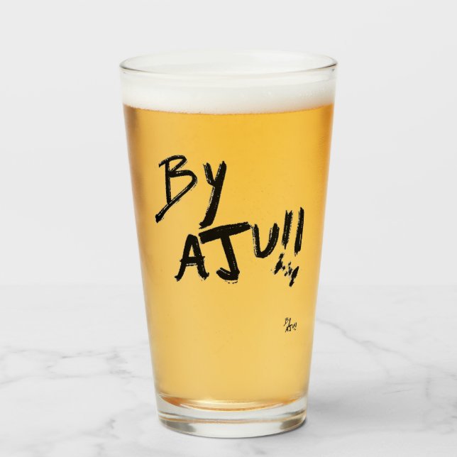 Njut av din öl. med detta:) glaskopp (Framsida fylld)