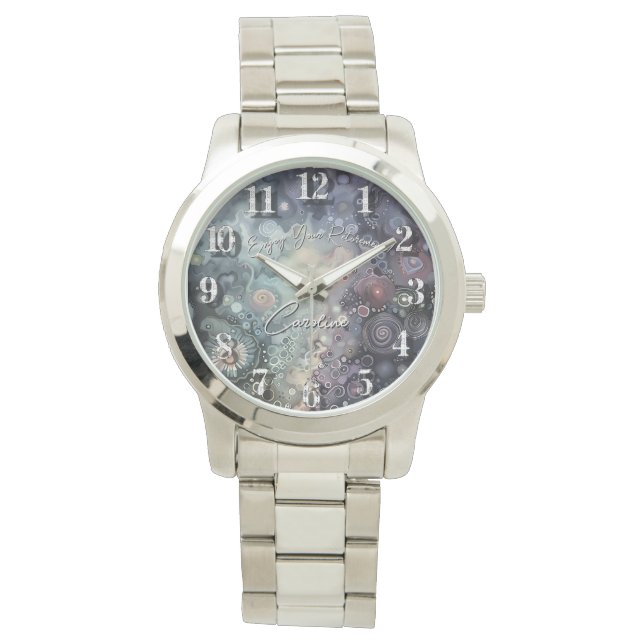 Njut av din Pension djärva, dramatiska Färg Armbandsur (Framsida)