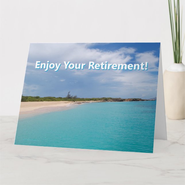 Njut av din pension! kort (Framsida)