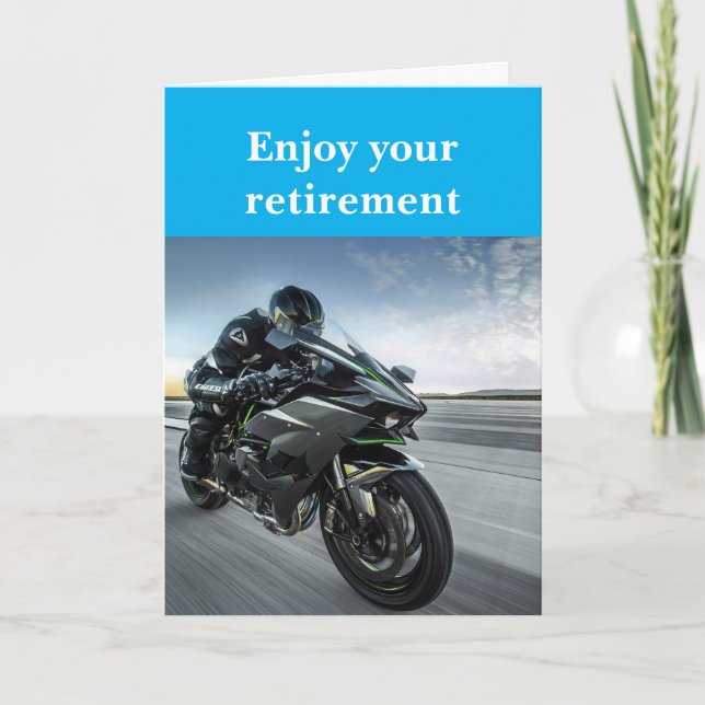 Njut av din pension. kort (Framsida)