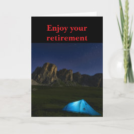 Njut av din pension. kort