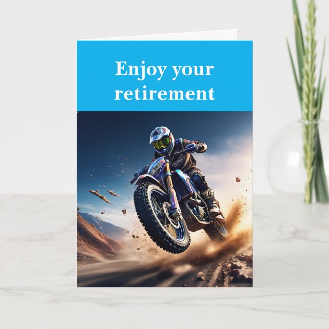 Njut av din pension. kort (Framsida)