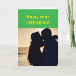 Njut av din pension. kort