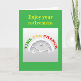 Njut av din pension. kort