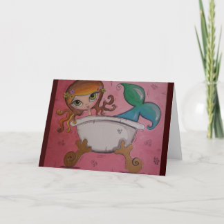Njut av din sjöjungfrus födelsedag!-Födelsekort Kort