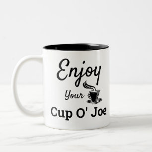 Njut av ditt Kopp O'Joe Retro-kaffe Mugg