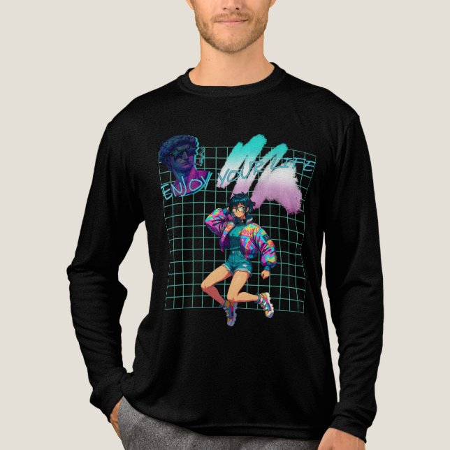 Njut av ditt liv t shirt (Framsida)
