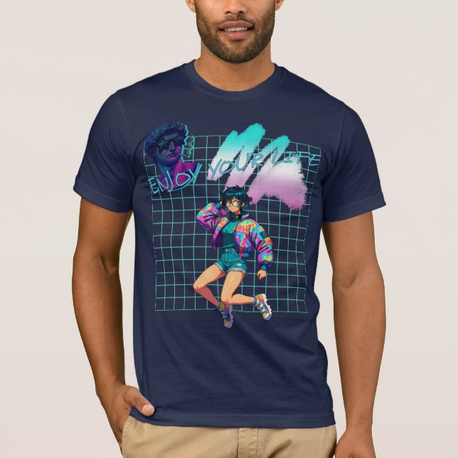 Njut av ditt liv t shirt (Framsida)