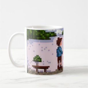 Njut av en vy med varje brygga. kaffemugg