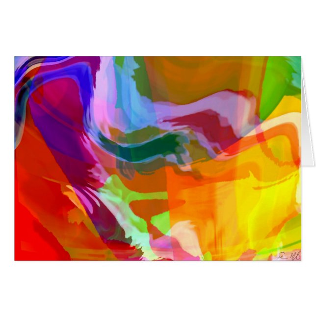 Njut av Fanfare Hälsningskort (Framsidan Horizontal)