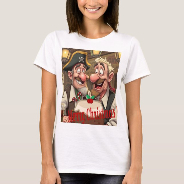 Njut av god jul t shirt (Framsida)