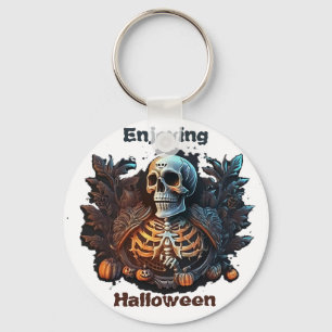 Njut av Halloween Nyckelring