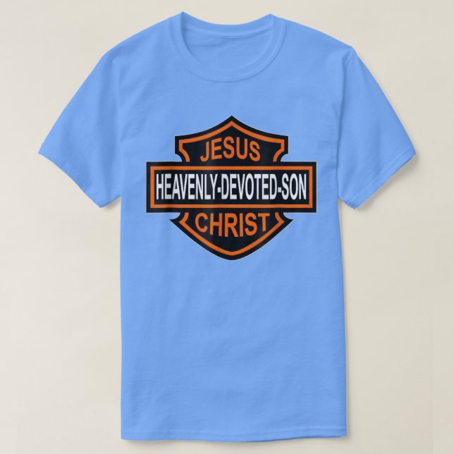 Njut av Jesus Kristus Himmelsk Ded Son Parody Reli T Shirt (Design framsida)